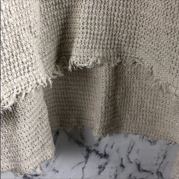 Blue Moon Anthropology Knit Boho Hi Lo Distressed Sweater - Picture 13 of 16